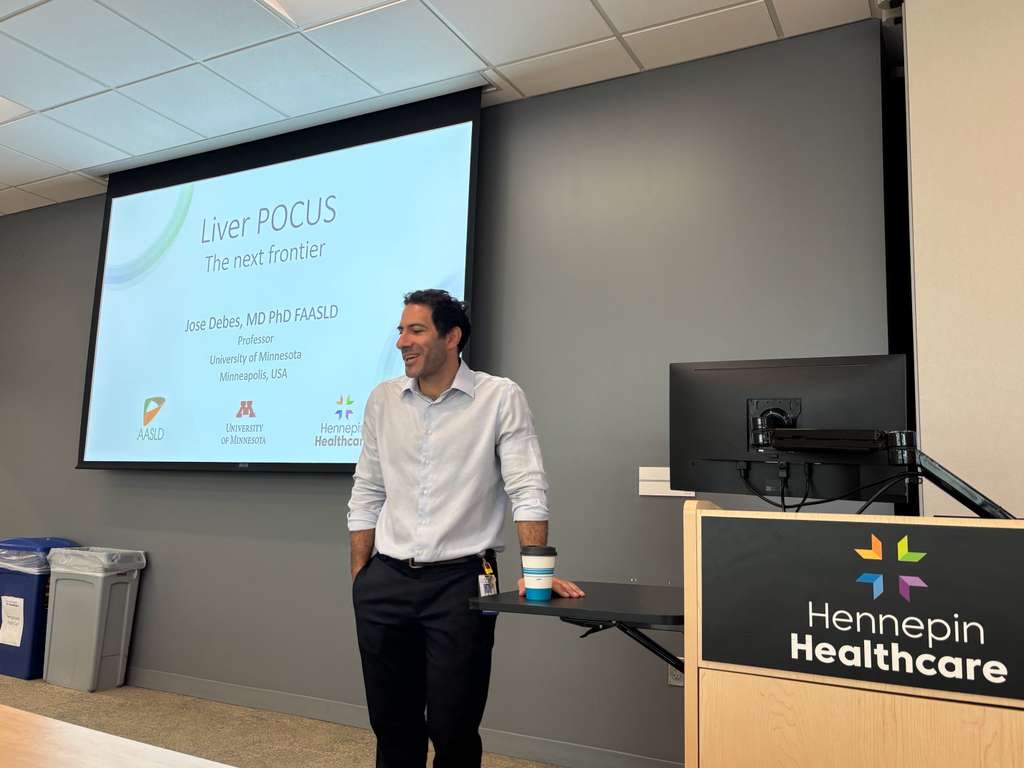 Image of Dr. Debes Presenting